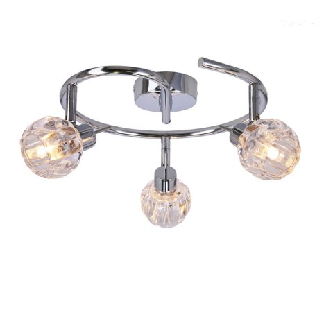 BOMBOLA LAMPA SUFITOWA SPIRALA 3X40W G9 CHROM BEZ ŻARÓWEK