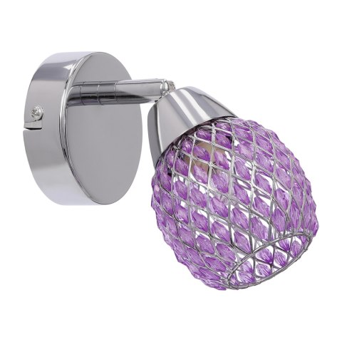 CLEAR LAMPA KINKIET 1X40W G9 FIOLET CLEAR LAMPA KINKIET 1X40W G9 FIOLET
