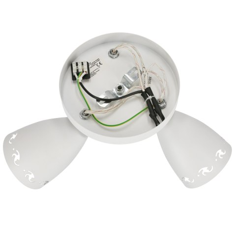 COTY LAMPA SUFITOWA PLAFON 3X40W E14 BIAŁY MAT