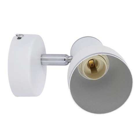 FIDO LAMPA KINKIET 1X40W E14 BIAŁY+CHROM