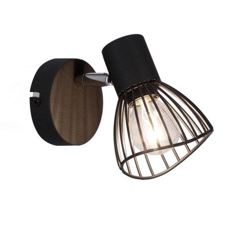 FLY LAMPA KINKIET 1X40W E14 CZARNY