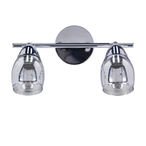 MILTON LAMPA SUFITOWA LISTWA 2X10W E14 LED CHROM