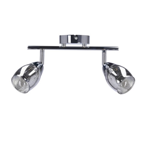 MILTON LAMPA SUFITOWA LISTWA 2X10W E14 LED CHROM
