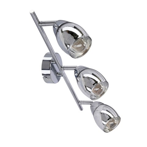 MILTON LAMPA SUFITOWA LISTWA 3X10W E14 LED CHROM