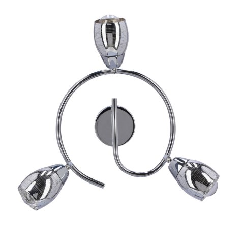 MILTON LAMPA SUFITOWA SPIRALA 3X10W E14 LED CHROM