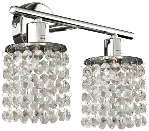 ROYAL LAMPA SUFITOWA LISTWA 2X40W G9 CHROM+KRYSZTAŁKI ROYAL LAMPA SUFITOWA LISTWA 2X40W G9 CHROM+KRYSZTAŁKI