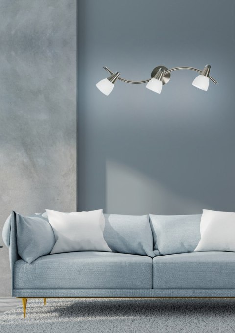 SELIA LAMPA SUFITOWA LISTWA 3X40W G9 NIKIEL MAT/CHROM BIAŁY (BŻ) SELIA LAMPA SUFITOWA LISTWA 3X40W G9 NIKIEL MAT/CHROM BIAŁY (BŻ)