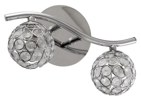 STARLET LAMPA KINKIET 2X40W G9 CHROM/TRANSPARENT STARLET LAMPA KINKIET 2X40W G9 CHROM/TRANSPARENT