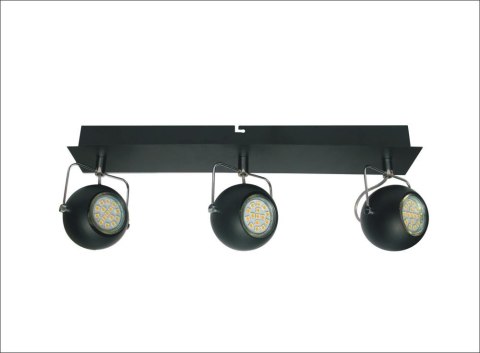 TONY LAMPA SUFITOWA LISTWA 3X3W LED GU10 CZARNY MATOWY TONY LAMPA SUFITOWA LISTWA 3X3W LED GU10 CZARNY MATOWY