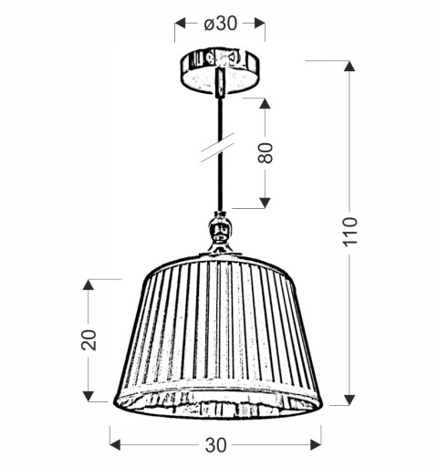 AMORE LAMPA WISZĄCA 1X60W E27 STOŻEK CZARNY AMORE LAMPA WISZĄCA 1X60W E27 STOŻEK CZARNY