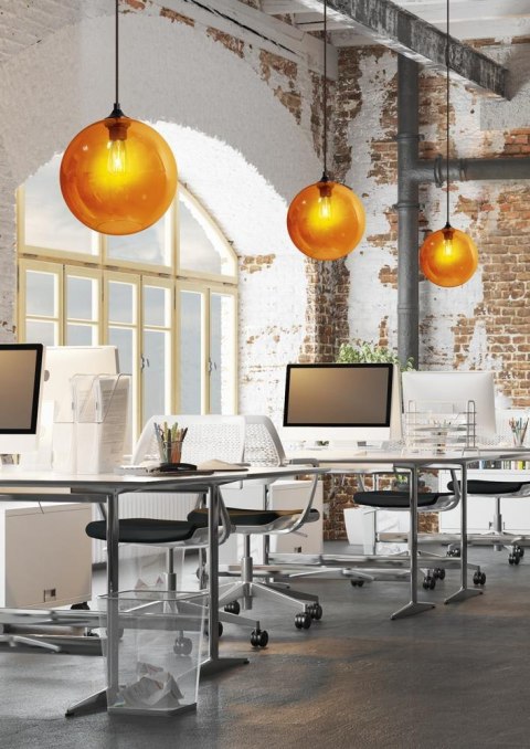 EDISON LAMPA WISZĄCA 25 1X60W E27 BURSZTYNOWY + ŻARÓWKA EDISON LAMPA WISZĄCA 25 1X60W E27 BURSZTYNOWY + ŻARÓWKA