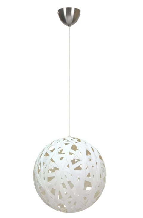 FRIDA LAMPA WISZĄCA 40 1X60W E27 BIAŁY FRIDA LAMPA WISZĄCA 40 1X60W E27 BIAŁY