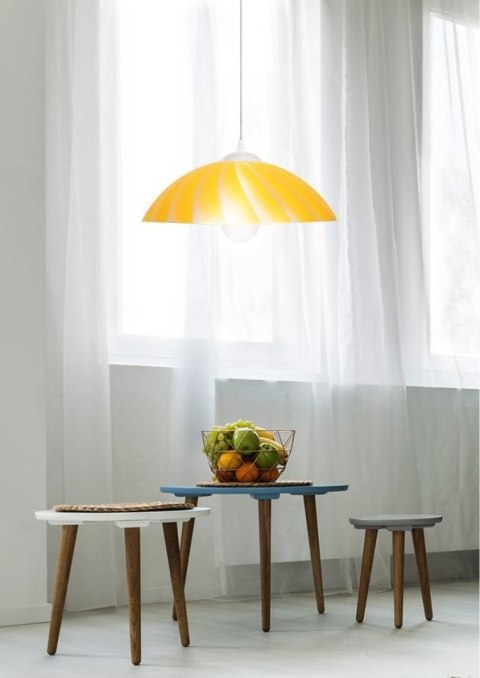 KAMILA LAMPA WISZĄCA 1X60W E27 ŻÓŁTA KAMILA LAMPA WISZĄCA 1X60W E27 ŻÓŁTA