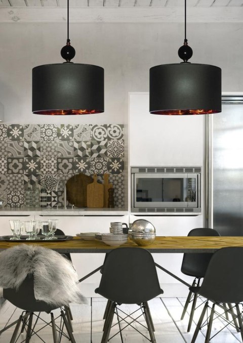 MELBA LAMPA WISZĄCA 1X60W E27 CZARNY MELBA LAMPA WISZĄCA 1X60W E27 CZARNY
