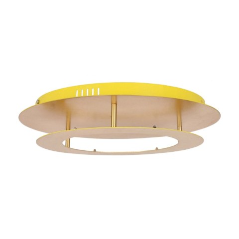 MERLE LAMPA SUFITOWA PLAFON 40 18W LED 3000K ZŁOTY