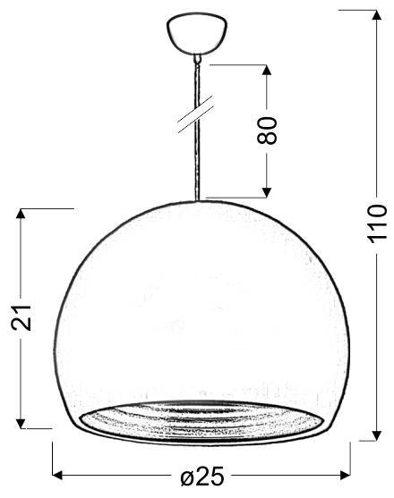 PICTOR LAMPA WISZĄCA 25 1X60W E27 ZIELONY/SREBRNY ODBŁYŚNIK PICTOR LAMPA WISZĄCA 25 1X60W E27 ZIELONY/SREBRNY ODBŁYŚNIK