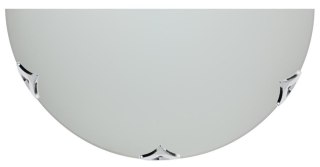 SARA LAMPA SUFITOWA PLAFON1/2 300 CHROM/SATYNA 1X60W