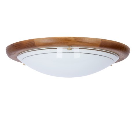 1030 LAMPA SUFITOWA PLAFON30 DREWNO STANDARD 1X60W E27 DĄB