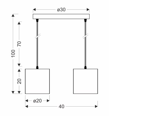 Atlanta lampa wisząca biały talerz 2x40w e27 abażur biały Atlanta lampa wisząca biały talerz 2x40w e27 abażur biały