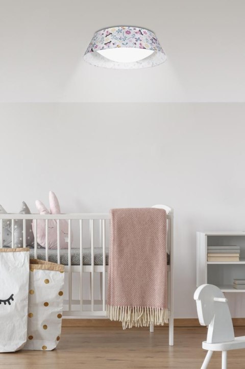 GIRL LAMPA SUFITOWA PLAFON 45 16W LED 6500 K Z ABAŻUREM