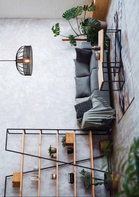 Levi lampa wisząca złoty 1x40w e27 klosz czarny Levi lampa wisząca złoty 1x40w e27 klosz czarny
