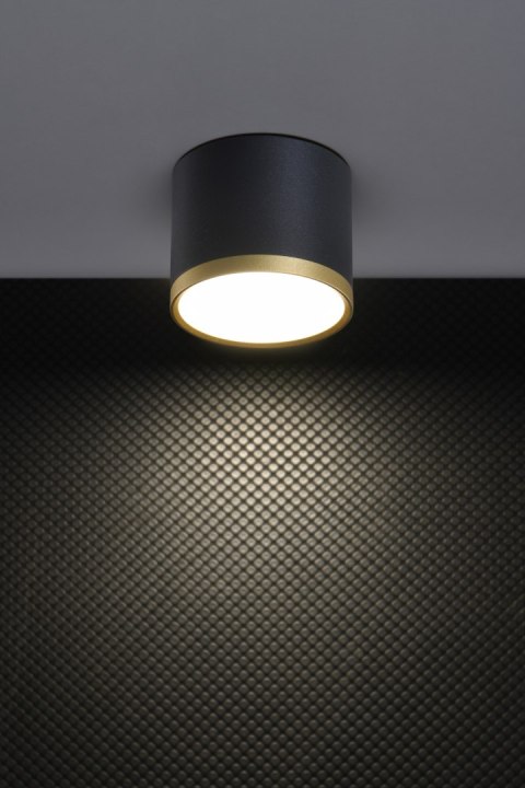TUBA LAMPA SUFITOWA 9W LED 8,8/7,5 ZŁOTY+CZARNY 4000K TUBA LAMPA SUFITOWA 9W LED 8,8/7,5 ZŁOTY+CZARNY 4000K