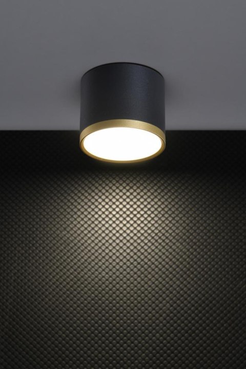 TUBA LAMPA SUFITOWA 9W LED 8,8/7,5 ZŁOTY+CZARNY 4000K TUBA LAMPA SUFITOWA 9W LED 8,8/7,5 ZŁOTY+CZARNY 4000K