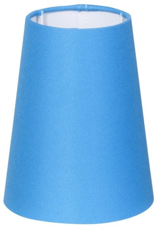 ABAŻUR CONE STOŻEK (D-12,5 H-15)CM E14 NIEBIESKI