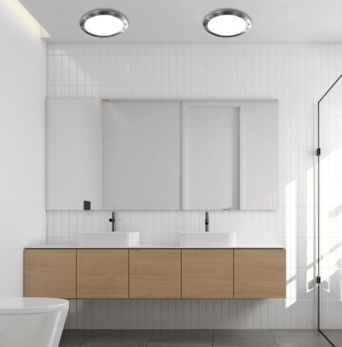 AQUILA PLAFON 18 1X40W G9 SATYNA NIKIEL IP44 AQUILA PLAFON 18 1X40W G9 SATYNA NIKIEL IP44