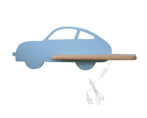 CAR LAMPA KINKIET 5W LED 4000K WL IQ KIDS Z PRZEWODEM Z WŁ. I WTYCZKĄ NIEBIESKI CAR LAMPA KINKIET 5W LED 4000K WL IQ KIDS Z PRZEWODEM Z WŁ. I WTYCZKĄ NIEBIESKI