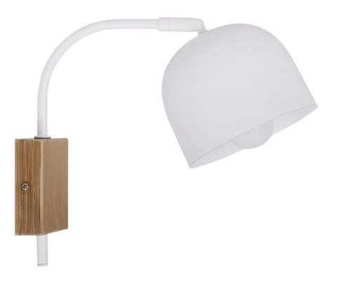 RUPI LAMPA KINKIET 1X40W E27 BIAŁY RUPI LAMPA KINKIET 1X40W E27 BIAŁY