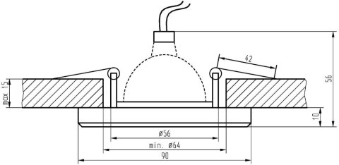 SS-13 CH/BK MR16 CHROMoczko sufitowe lampa sufitowa. STROP. STAŁA KWADRATOWA SZKŁO CZARNE SS-13 CH/BK MR16 CHROMoczko sufitowe lampa sufitowa. STROP. STAŁA KWADRATOWA SZKŁO CZARNE