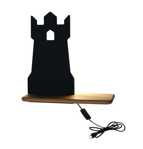 TOWER LAMPA KINKIET 4W LED 4000K IQ KIDS Z PRZEWODEM Z WŁ. I WTYCZKĄ CZARNY TOWER LAMPA KINKIET 4W LED 4000K IQ KIDS Z PRZEWODEM Z WŁ. I WTYCZKĄ CZARNY