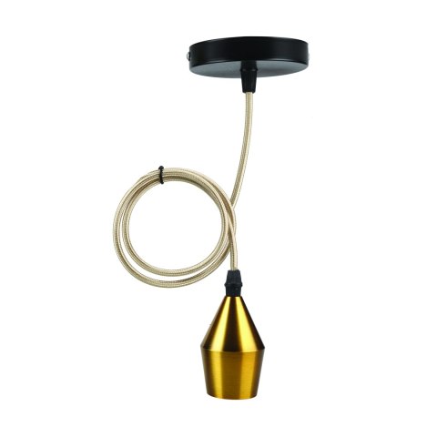 ZAWIESIE METALOWE RL-LPP060B 1X60W E27 ZŁOTY