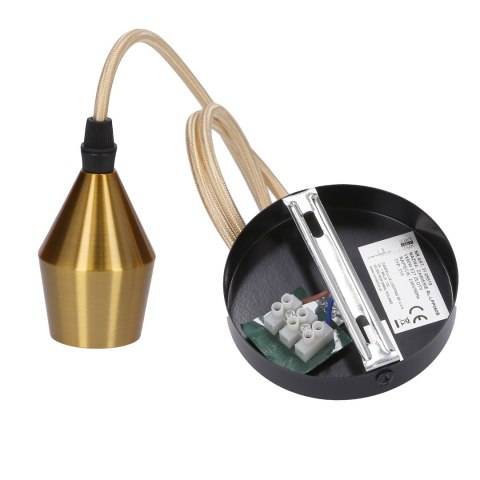 ZAWIESIE METALOWE RL-LPP060B 1X60W E27 ZŁOTY