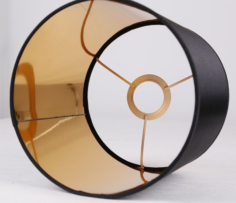 Candida lampa wisząca czarny 2x40w e27 abażur czarny