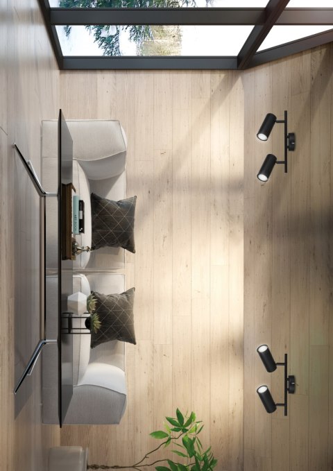 Colly lampa sufitowa czarny 2x15w gu10 klosz czarny Colly lampa sufitowa czarny 2x15w gu10 klosz czarny