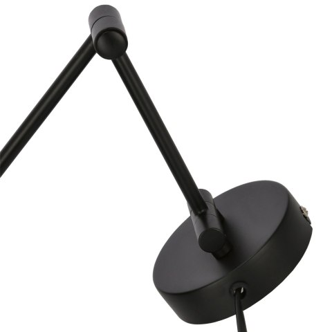 Espera lampa kinkiet 1x40w e27 czarny z przewodem przył. z wtyczką i włącznikiem