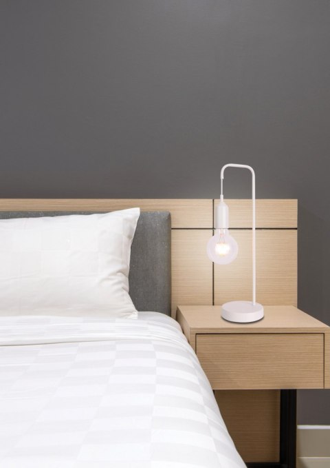 LAMPA STOŁOWA LAREN 1 BIAŁY LAMPA STOŁOWA LAREN 1 BIAŁY