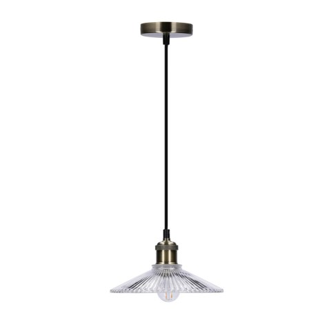 LAMPA WISZĄCA CHESTER 210mm 1 BEZBARWNY PATYNA LAMPA WISZĄCA CHESTER 210mm 1 BEZBARWNY PATYNA