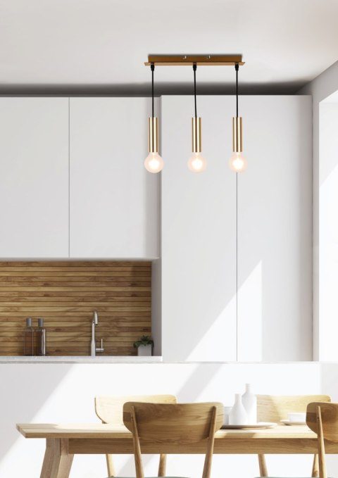 LAMPA WISZĄCA DALLAS 142 MM 3 ZŁOTY LAMPA WISZĄCA DALLAS 142 MM 3 ZŁOTY