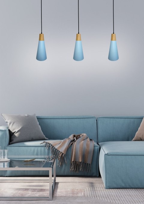 LAMPA WISZĄCA FARO 1 NIEBIESKI LAMPA WISZĄCA FARO 1 NIEBIESKI