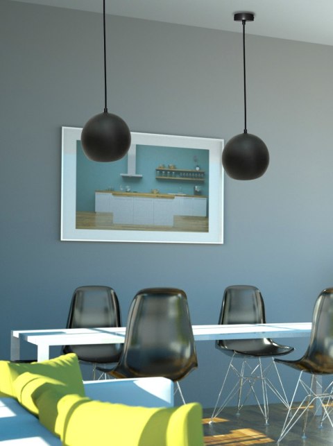 LAMPA WISZĄCA FLEN III 1 CZARNY LAMPA WISZĄCA FLEN III 1 CZARNY