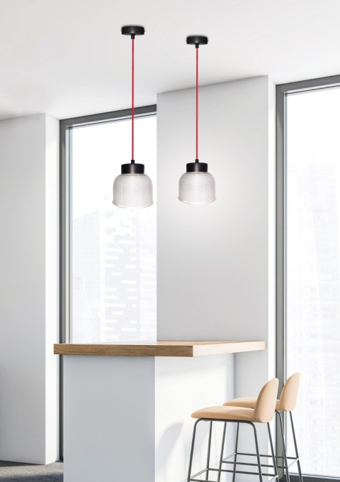 LAMPA WISZĄCA LIVERPOOL I 1 CZERWONY 90x14,5x0 LAMPA WISZĄCA LIVERPOOL I 1 CZERWONY 90x14,5x0