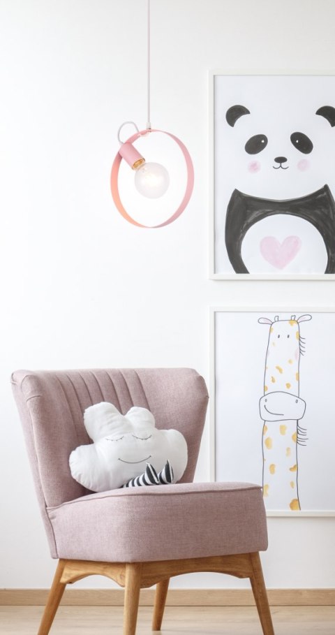 LAMPA WISZĄCA NEXO 1 RÓZÓWY LAMPA WISZĄCA NEXO 1 RÓZÓWY