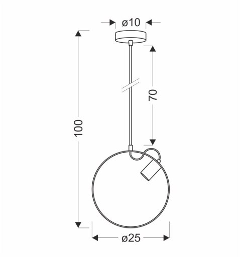 LAMPA WISZĄCA NEXO 1 RÓZÓWY LAMPA WISZĄCA NEXO 1 RÓZÓWY