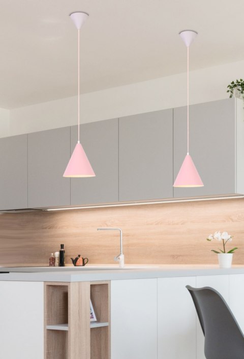 LAMPA WISZĄCA VOSS 1 RÓŻOWY LAMPA WISZĄCA VOSS 1 RÓŻOWY