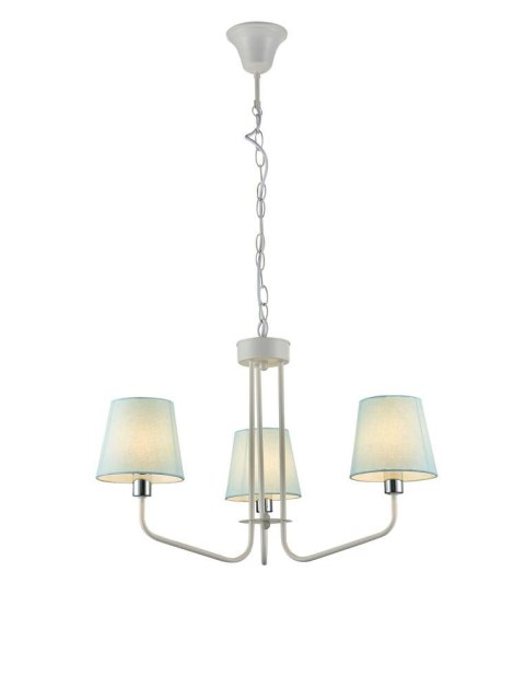 LAMPA WISZĄCA YORK 3 BIAŁY NIEBIESKI LAMPA WISZĄCA YORK 3 BIAŁY NIEBIESKI