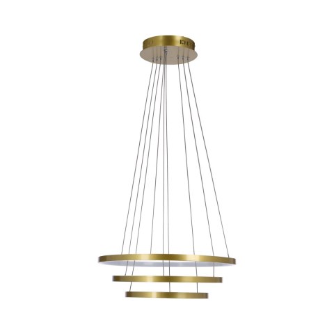 LUNE LAMPA WISZĄCA 50+40+30 ZŁOTY 60W LED 4000K LUNE LAMPA WISZĄCA 50+40+30 ZŁOTY 60W LED 4000K