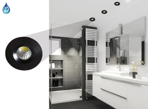 SH-14 BK 3W LED 230V CZARNY oczko sufitowe lampa sufitowa HERMETYCZNA IP65 odporna na wilgoć SH-14 BK 3W LED 230V CZARNY oczko sufitowe lampa sufitowa HERMETYCZNA IP65 odporna na wilgoć